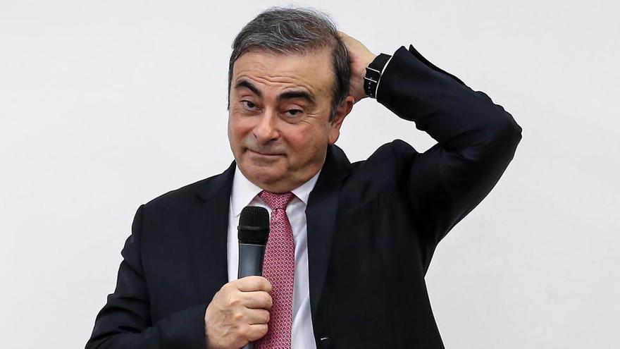 Ghosn huyó de Japón en diciembre.