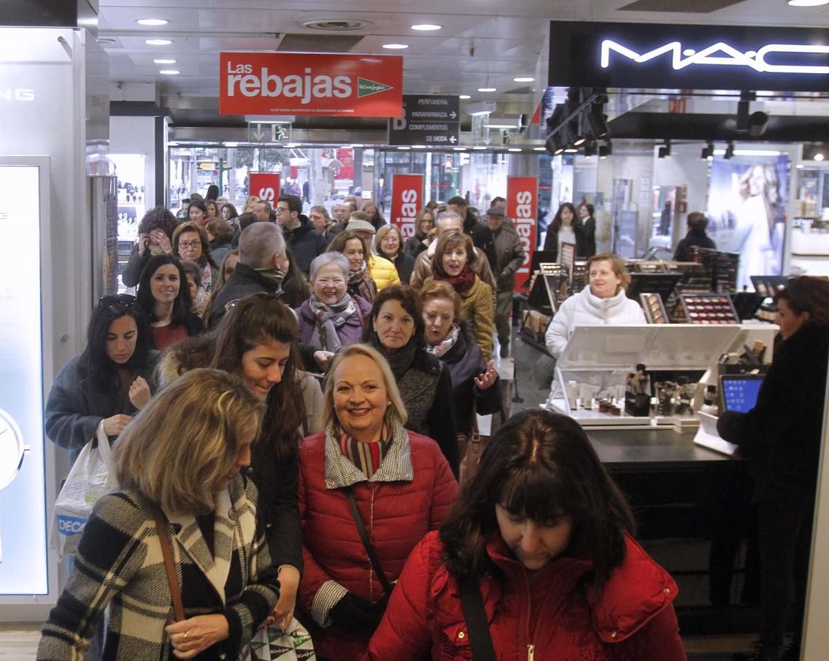 Primer día de rebajas