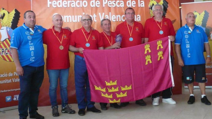 La selección murciana de pesca logra el subcampeonato de España