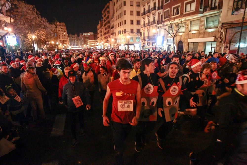 Participantes en la San Silvestre de Valencia