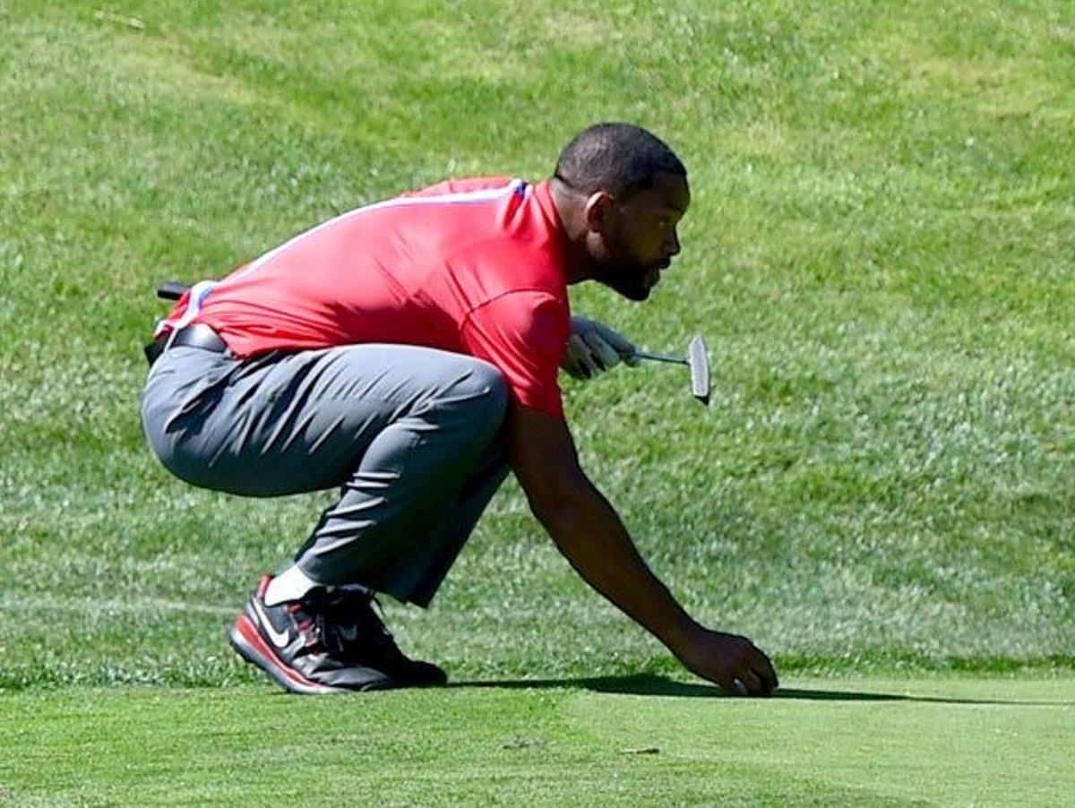 Will Smith en el campo de golf