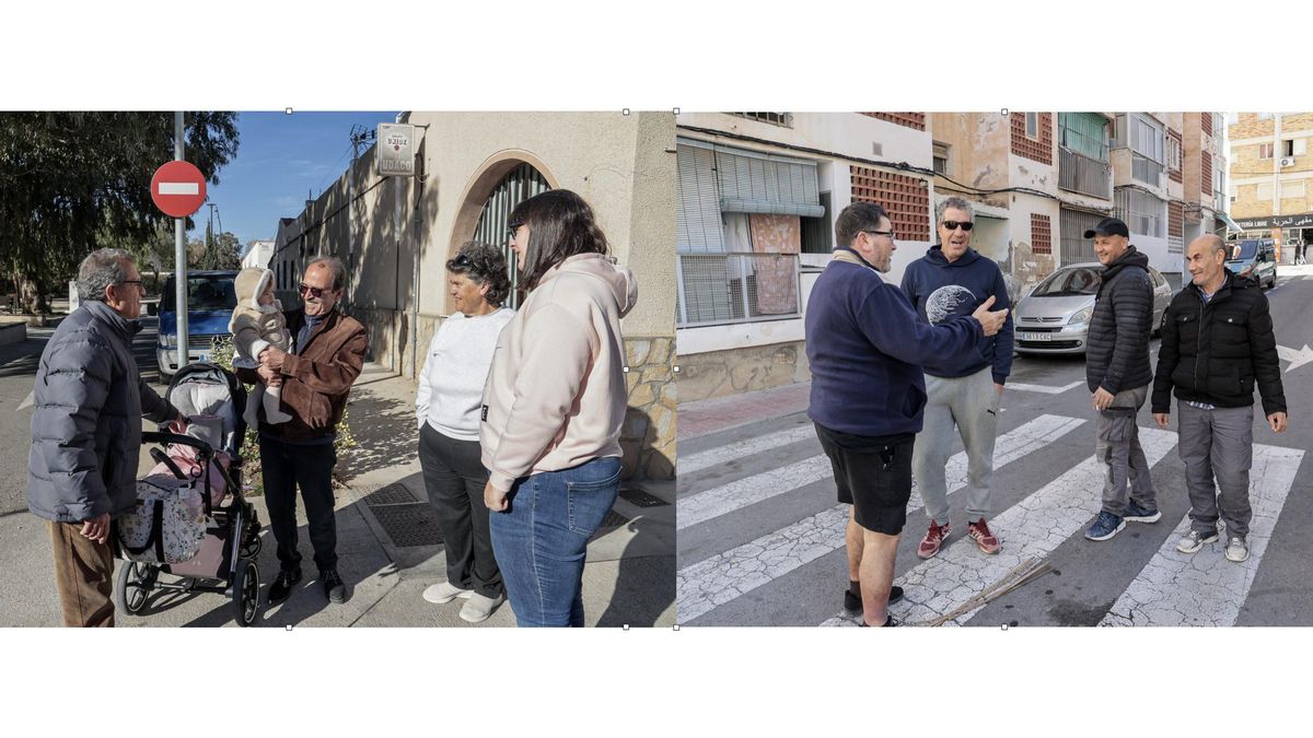 Dos barrios opuestos