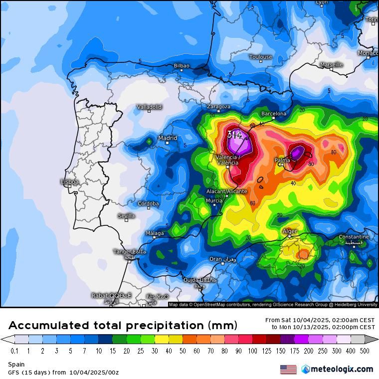 Mapa orientativo para este Nou d'Octubre.