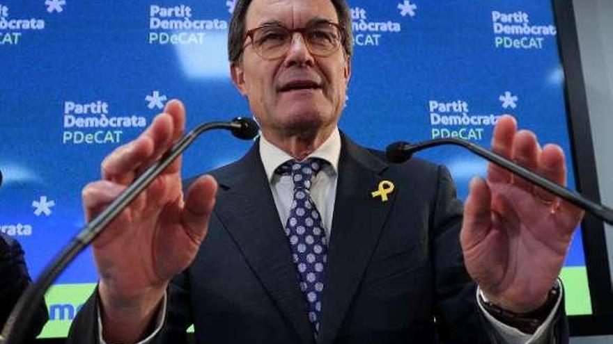 El expresidente de la Generalitat, Artur Mas. // Efe