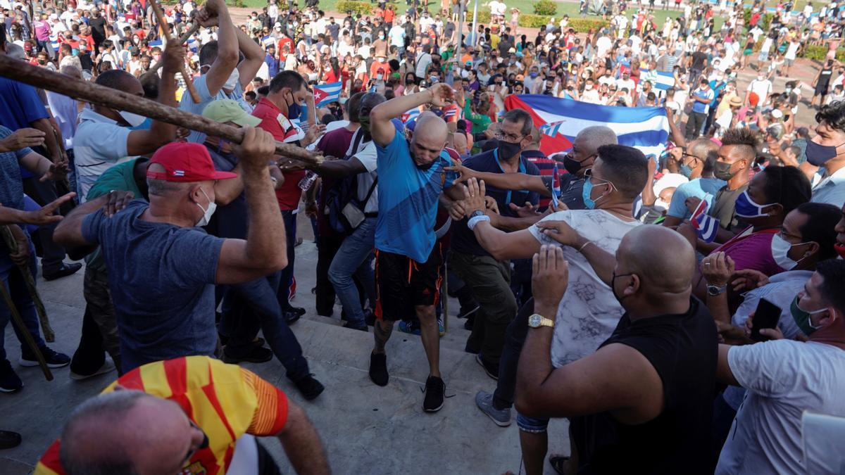 Protestas en La Habana