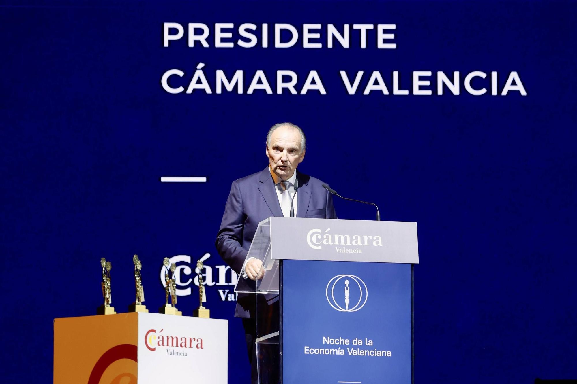 La 'Noche de la Economía Valenciana' de la Cámara Valencia, en imágenes