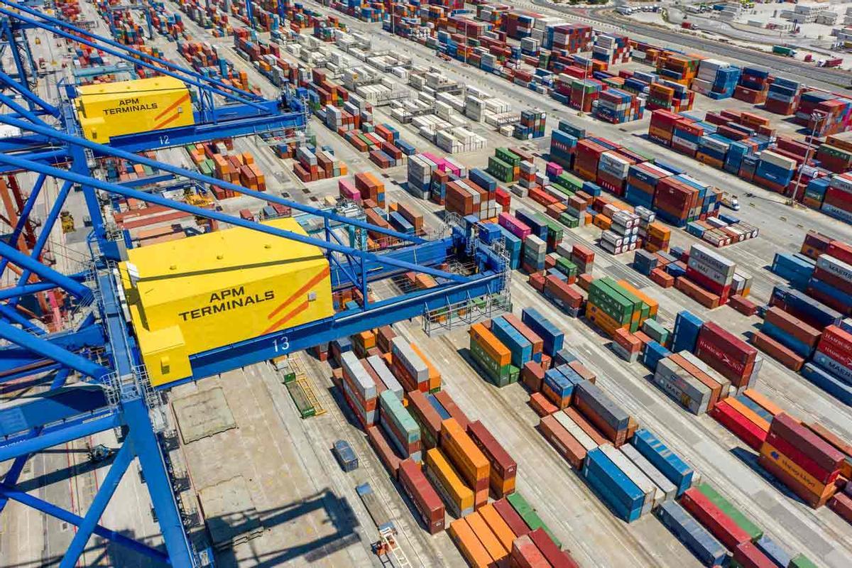 APM Terminals Valencia, en una imagen de archivo.