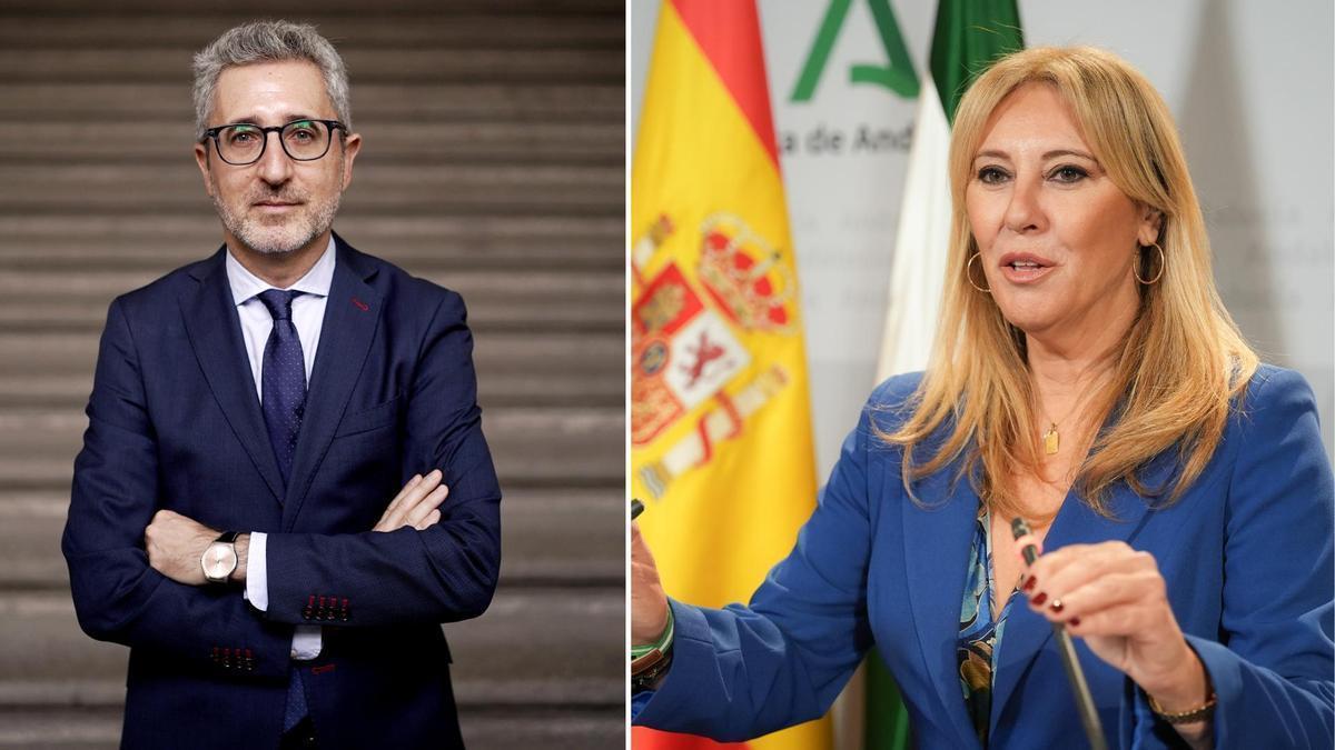 Arcadi España y Carolina España