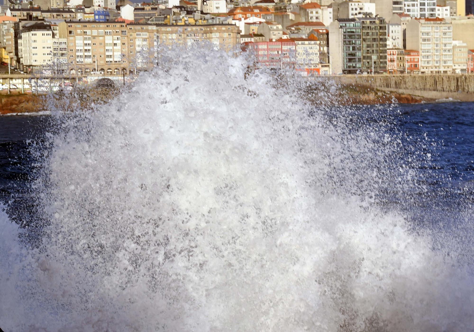 Domingo de temporal en A Coruña