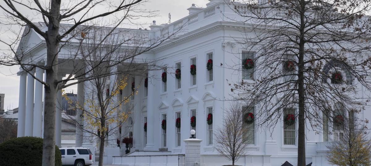 Una imagen de la Casa Blanca.