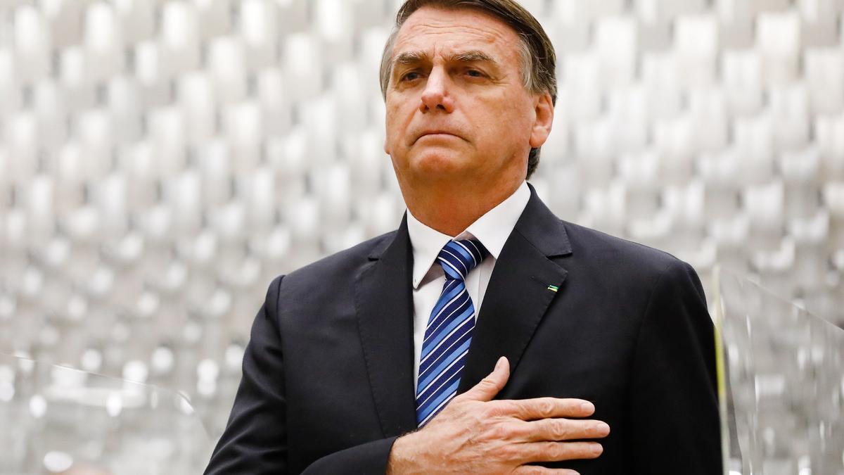 Jair Bolsonaro, presidente saliente de Brasil.