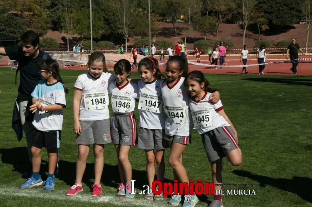 Final Cross Escolar de Lorca: Benjamin femenino