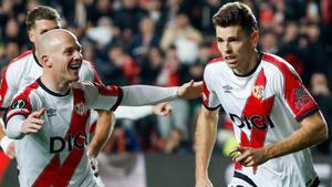 Gerard Gumbau celebra un gol