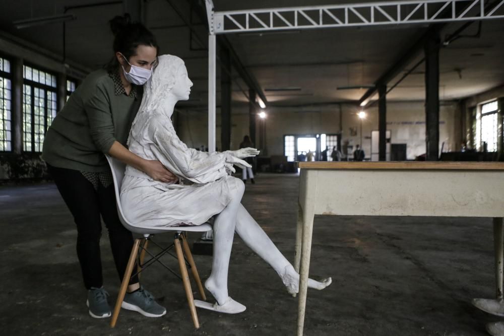 Preparativos Premios Princesa en la Fábrica de armas de La Vega