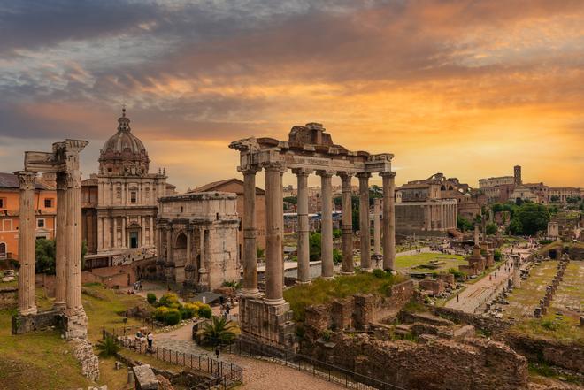 Todo el centro histórico de Roma (incluido el Foro) es una joya para la UNESCO.