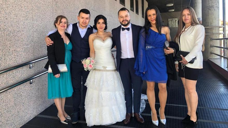 La de Camilo y Kery fue una de las últimas bodas en celebrarse. // FdV