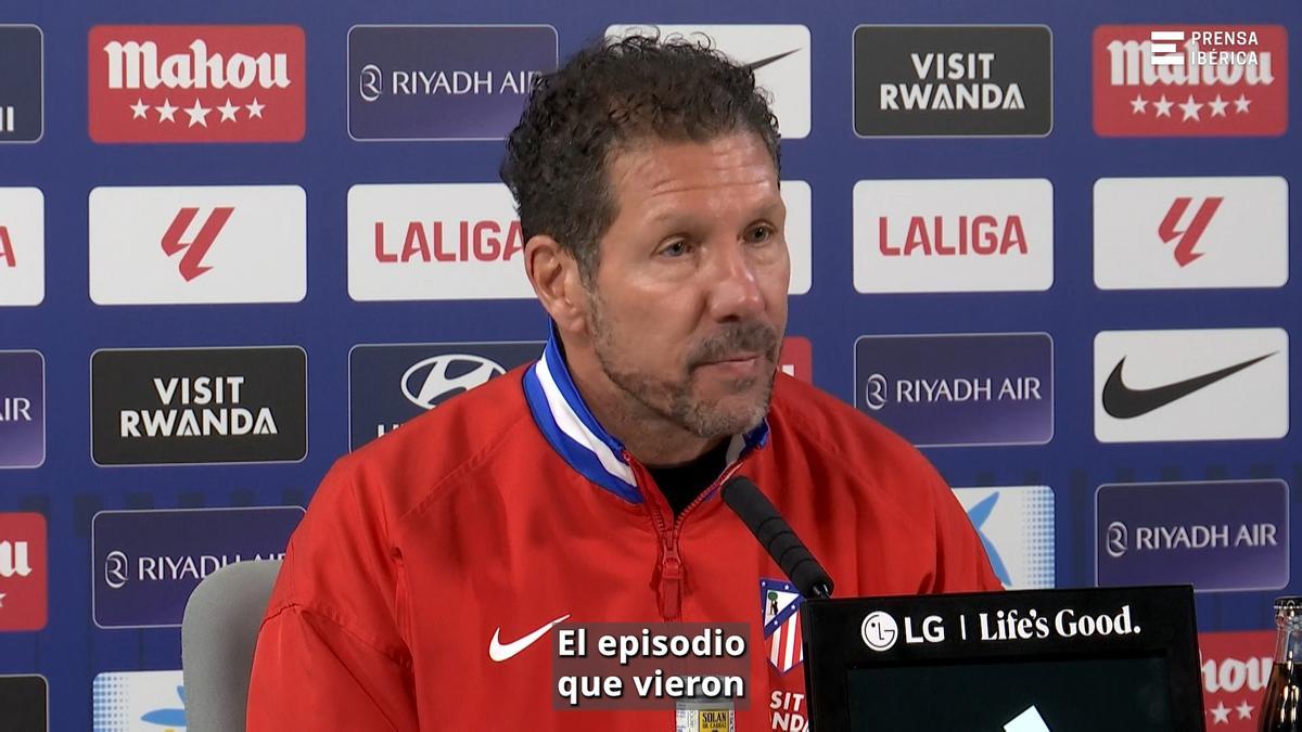 Simeone pide “disculpas” a Florentino y Vinicius: “Acepto que no estuve bien”