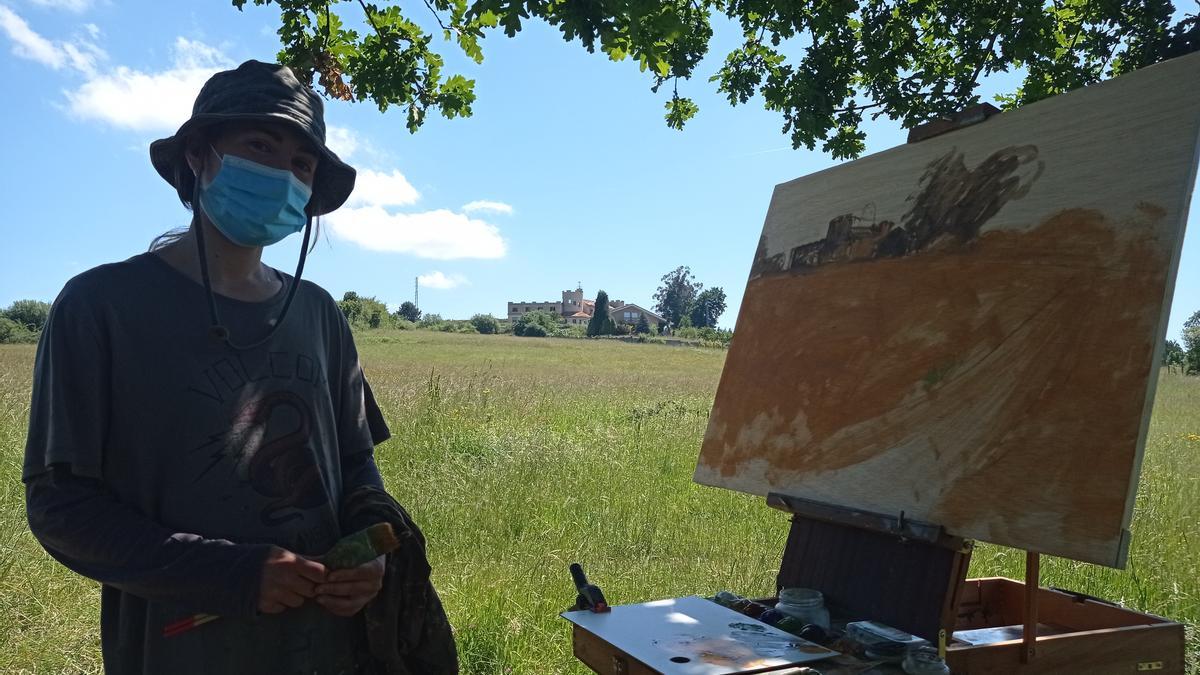 Certamen de pintura al aire libre en Lugones