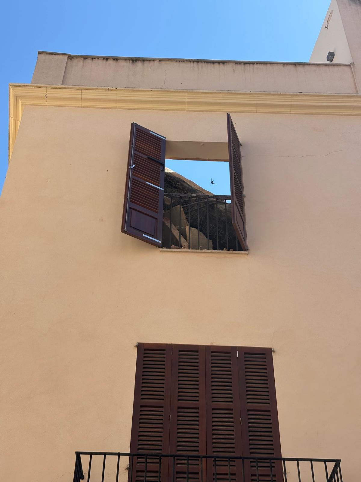 Derrumbe de un edificio en la calle Can Campaner de Palma