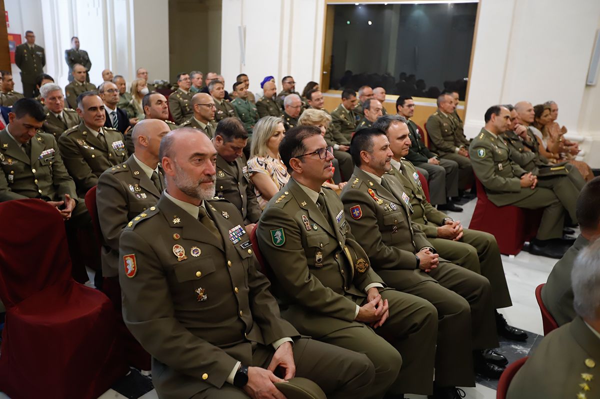 Acto de imposición del fajín al general de brigada cordobés Antonio Bernal