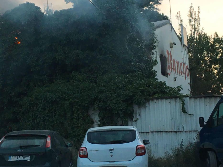 Incendio en el restaurante El Rancho de Mislata.