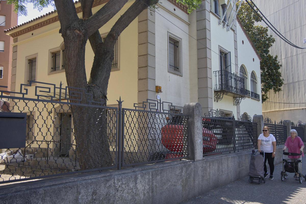 Les imatges dels treballs al Xalet de Sant Narcís