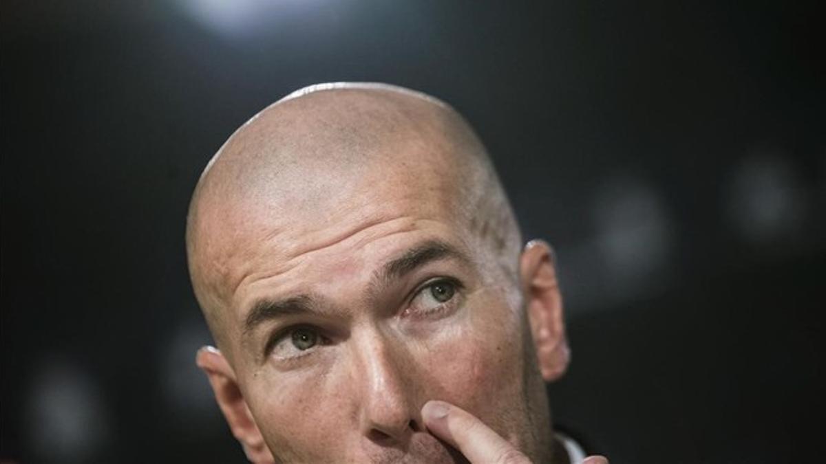 Zinedine Zidane, en su presentación del pasado día 5.