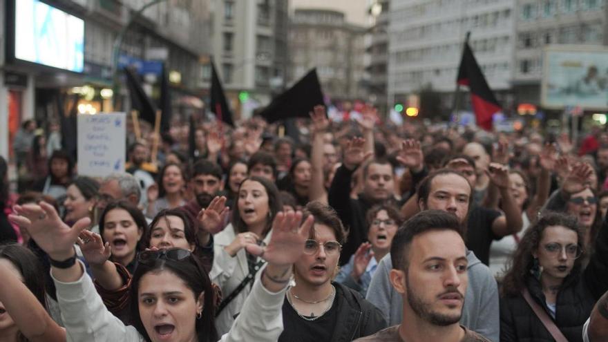 Resaca de una manifestación histórica en A Coruña: "La vivienda es un problema grave que preocupa mucho"