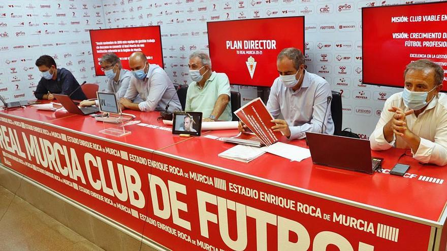 Jaque al &#039;modelo alemán&#039; en la primera junta telemática del Real Murcia