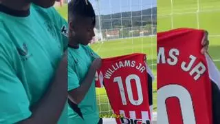 Nico Williams: "Muy orgulloso de poder llevar el 10 y de hacer historia como hizo Muniain"