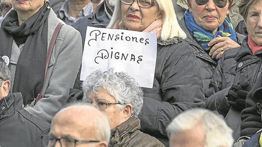 Más de 58.000 pensionistas viven con menos de 650 euros al mes
