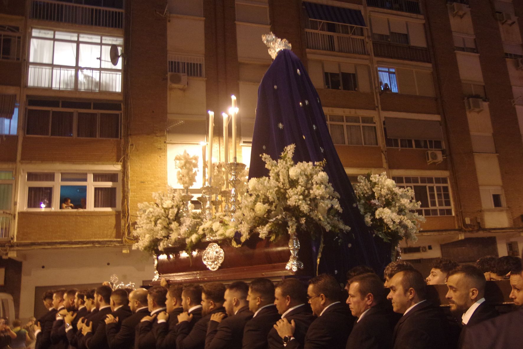 Procesión de alabanza de la Virgen del Mar por Nuevo San Andrés