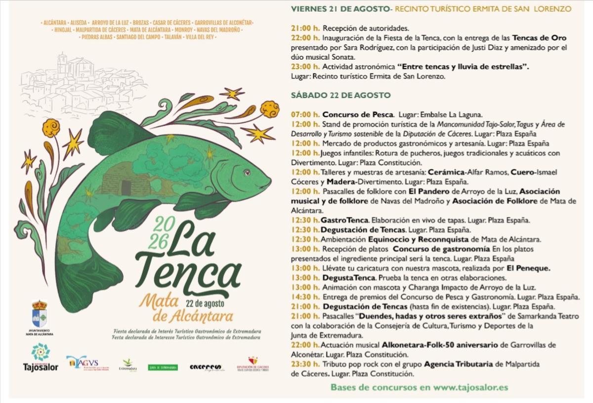 Programa de la Fiesta de la Tenca 2026