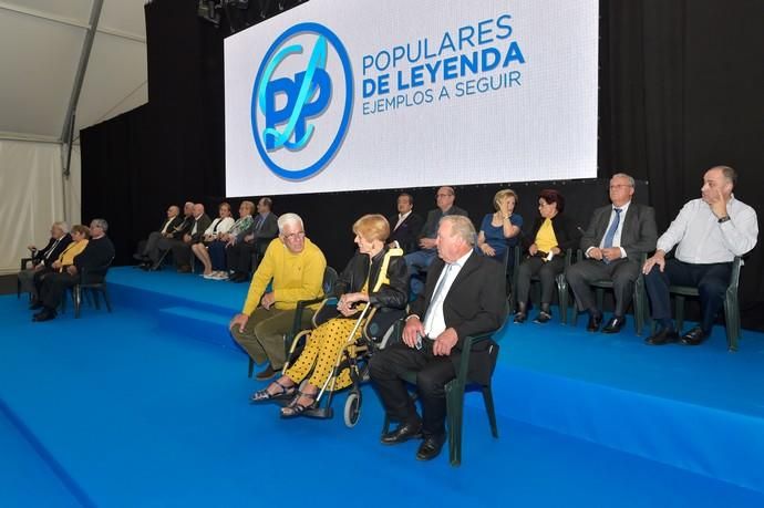 22-02-2019 LAS PALMAS DE GRAN CANARIA. “Populares de Leyenda”, el homenaje del Partido Popular a los afiliados más veteranos de los 21 municipios de Gran Canaria. Fotógrafo: ANDRES CRUZ