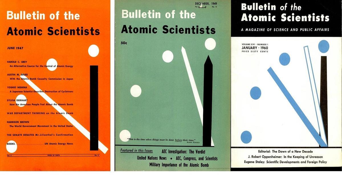 Diferentes portadas de la revista, de 1947, 1949 y 1960