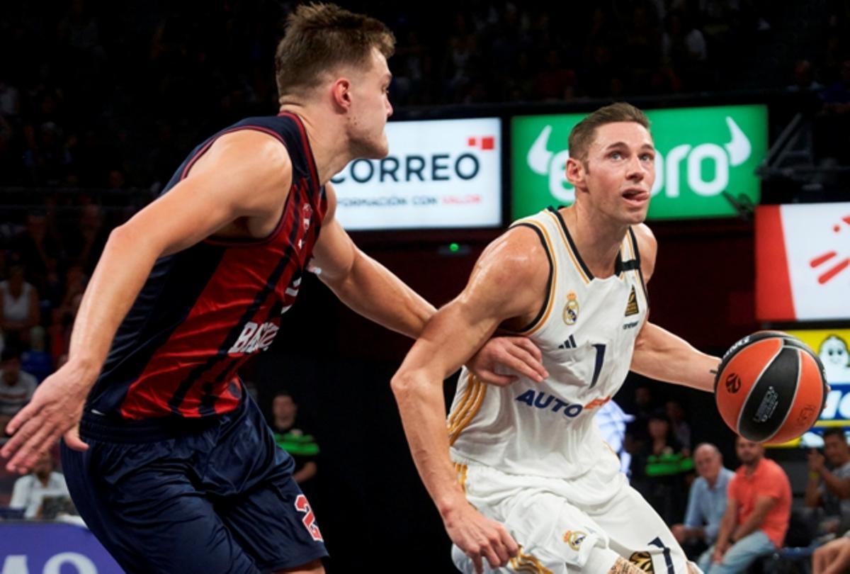 El Madrid se llevó la victoria del Buesa Arena