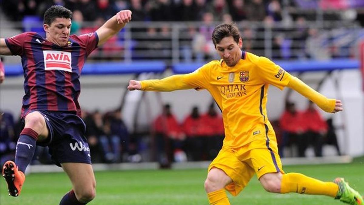Messi, en la acción del 0-2