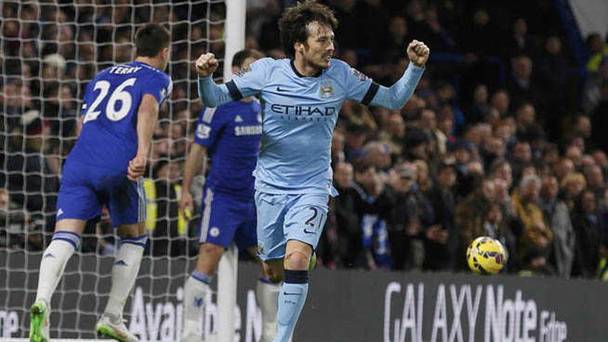 Silva contiene al Chelsea