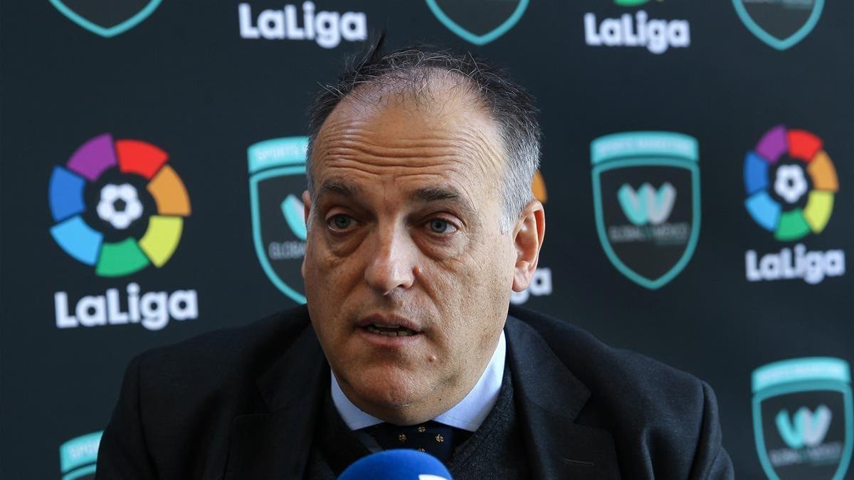 Javier Tebas, presidente de la Liga de Fútbol Profesional (LFP).