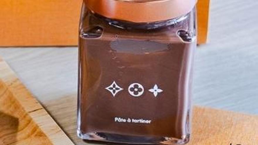 Tarro de Nutella comercializado por Louis Vuitton