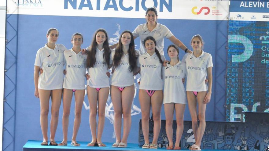 Oviedo tiene un equipo de natación sincronizada que acaba de dar la campanada: estas chicas son de otra categoría