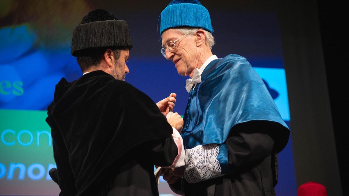Entrega honoris causa en la Universidad de La Laguna