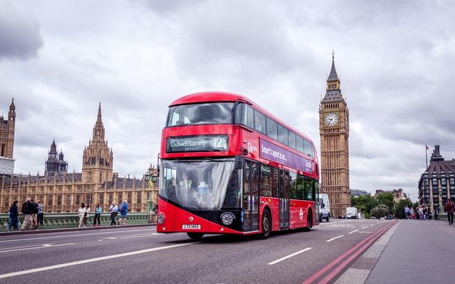 Londres bus rojo