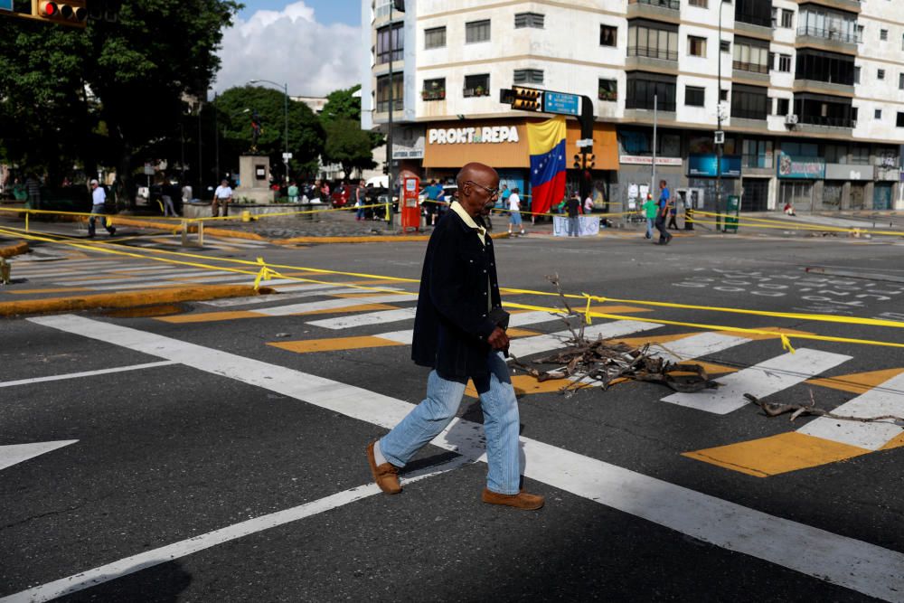 Jornada de protestas en Caracas