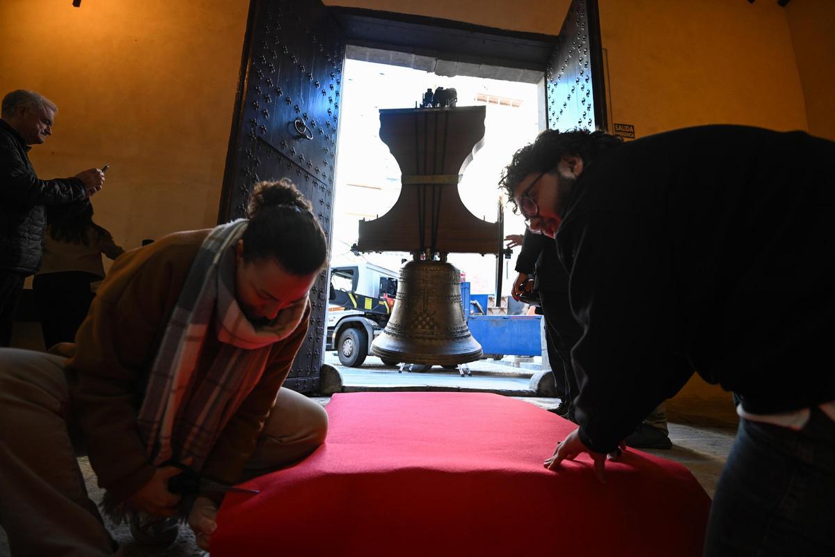 Así han quedado las campanas de la Catedral de Orihuela tras su restauración