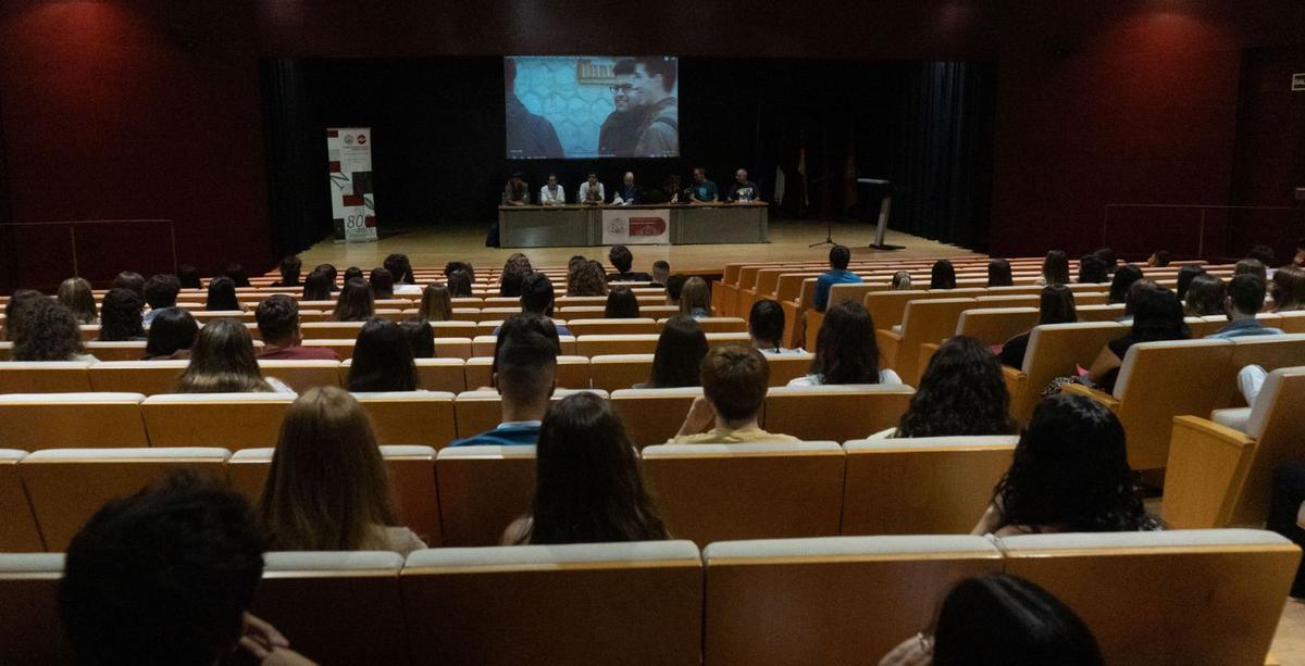 Acto de bienvenida para los nuevos alumnos en la Escuela de Magisterio de Zamora, próximamente Facultad de Educación. | Jose Luis Fernández