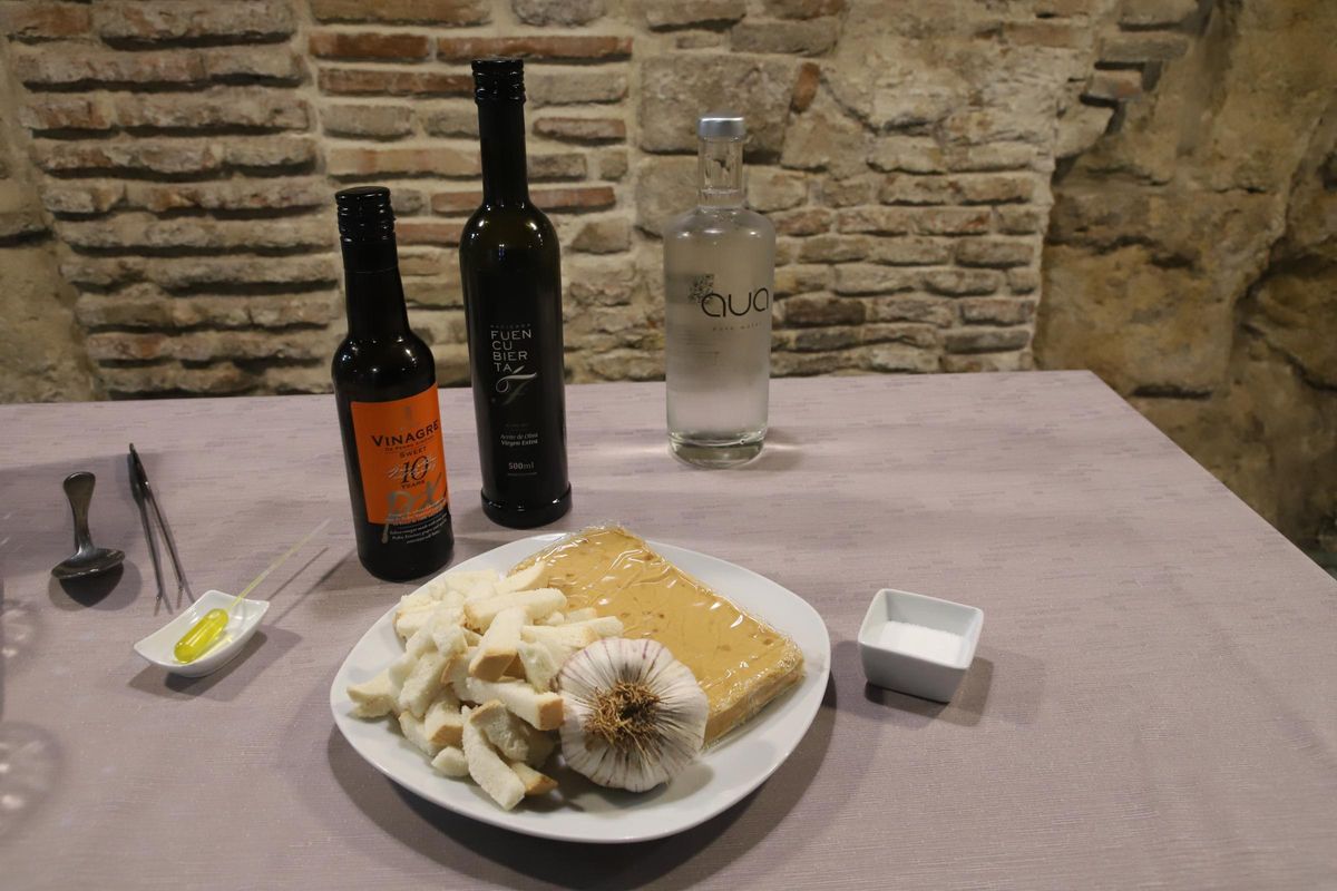 Propuesta gastronómica de Garum, uno de los locales premiados en Córdoba.