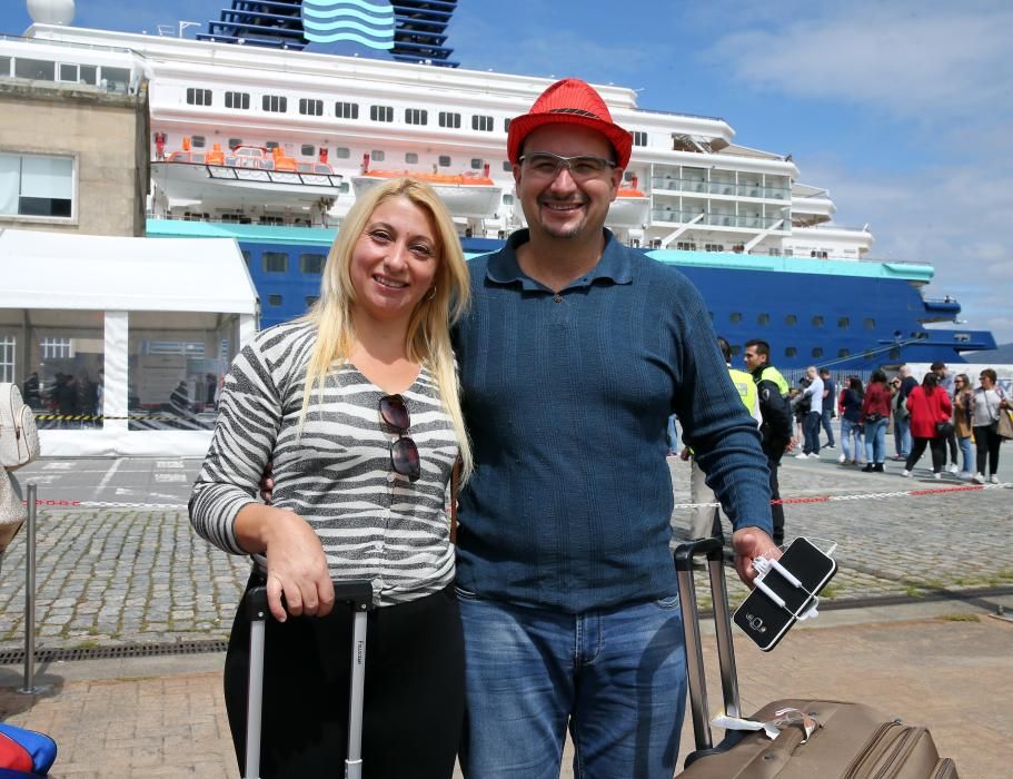 Atlantic Vigo Cruise logra con gran despliegue de medios la gestión fluida de 1.200 cruceristas.