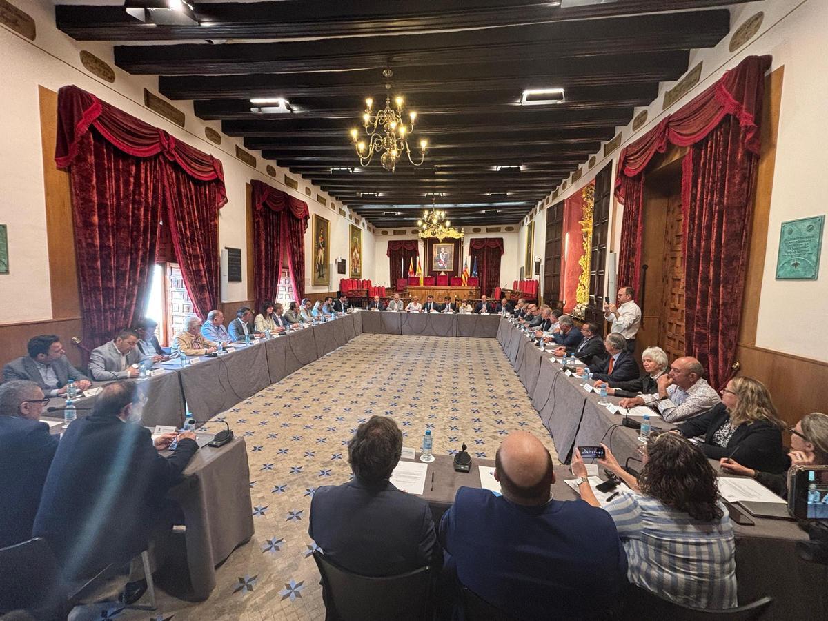 Componentes de la Mesa del Agua de Elche constituida este miércoles