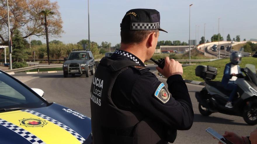 Detenidos en Alaquàs dos ladrones que usaban una espada térmica para robar catalizadores